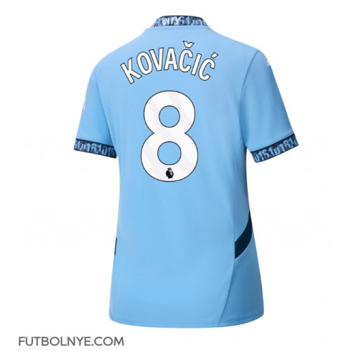 Camiseta Manchester City Mateo Kovacic #8 Primera Equipación para mujer 2024-25 manga corta